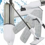  Lapos Felmosó Szórófejes Forgó Robusztus Spray 3X Tartalék Utántöltő 38CM (MOP PŁASKI SPRYSKIWACZEM + WKŁADY)