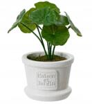 Kaemingk Műnövény dísz kaspóban 8x17cm Zöld dekoratív (808833)