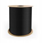 DQ-PP Vitorlás kötél Polipropilén 6mm fonott Fekete sima 1m (CZ.LILPP6CZ_A)