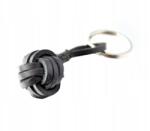  Prémium Kézzel Készített Bőr Kulcstartó Fekete