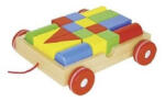 Goki Építőkockák, húzható kocsiban - GOKI GK58558