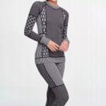  Női Termo Pulóver Merinó Gyapjú Kari Traa Smekker Fekete L-es Méret (7048652582249)