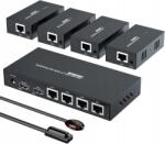  Hdmi Pway Elosztó 1X4 Hd 4K@60HZ Extender Splitter Ethernet Poc Edid (BGDFJDFVBD)