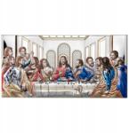 Valenti & Co Utolsó vacsora kép modern ezüst színes 65x32 cm (m_VL81221COL)