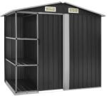  Kerti fészer könyvespolccal, antracit, 205x130x183 (VX247106)