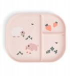 Done By Deer Osztott Tányér Foodie Tiny Farm Powder (1756961)