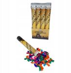 Super power Pneumatikus konfetti 1db Confetti Popper Többszínű Pehely (KONFETTI NA IMPREZĘ)