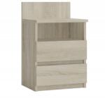 Topeshop Éjjeliszekrény Dohányzóasztal Komód Hálószoba M1 Sonoma (5902838464328)