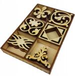 Kreatywne Myślenie Dekoráció Szett 30db 5cm esküvő keresztelő elsőáldozás