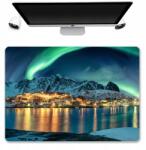  Íróasztal Védő Alátét 50x35 Sarki Fény Minták (Podkładka Ochronna Do Biurka pod mysz)