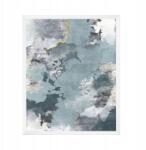  Absztrakt poszter modern művészet 21x29, 7 cm fehér keret (MP1-0002_21X29,7,063)