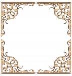 Kreatywne Myślenie Fa Dísz x4 decoupage díszítőelem scrapki 5cm (32388)