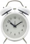 IKEA Ébresztőóra Fém Fehér Klasszikus Nagy 10cm x 14 cm Ikea Dekad (002.703.94)