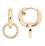 Energetix Arany fülbevaló mágneses kerekek kristályokkal sebészeti acél csattal (8296-2)