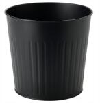 IKEA Antracit Színű Fém Virágcserép Kaspó 24cm Ikea Citronmeliss (805.625.10)