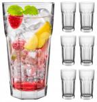 KONZEPT Pohárak Vízhez, Üdítőkhöz, Drinkhez 270 ml, 6 Darabos Szett (MAROCCO-HIGH)