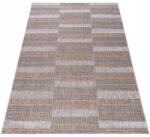 Dywany Chemex Mela zsinór szőnyeg 60x200 Lapos szövésű Beltéri Kültéri Sima #20 (KM25A GRAY)