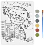 Artmaker Festés Számok szerint Gyerekek Festmény Kifestő Robot 30x40cm (malowanie po numerach dla dzieci 30x40cm)