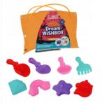 Małpiszon Készlet homokozó lapátokkal és formákkal Kristályok mintával, táskával narancssárga (01.114.13.003)