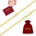  Vastag Arany Nyaklánc, Aranyozott Anker 50cm/3, 5mm 925 Ezüst Női (Złoty łańcuszek naszyjnik damski SZEROki)