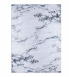 Dywany Łuszczów Szőnyeg 160x220 Hálószoba Nappaliba Fehér Márvány Modern Glamour Elegáns (AT3288)