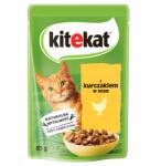 Kitekat Macskaeledel Kitekat 85g tasak csirke szószban