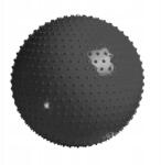 4FIZJO gimnasztikai labda felfújható 65 cm fekete, masszírozó bütykökkel (PR65)