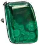 Arande Malachit Egyedi, Gyönyörű Ezüst Gyűrű R10-26 Tanúsítvánnyal (702637)