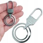  Kulcstartó Karabiner Kulcstartó Dupla Gallér Fém Kulcstartó Karika (BNT_Brelok_do_kluczy_podwójny)