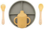 Olmitos Tányér Tapadókoronggal Evőeszközök Pohár (0092)