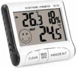  Időjárás Állomás Szobatermométer Elektronikus Higrométer Óra (STACJA POGODOWA)