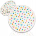  4 db Többször Használható Műanyag Tányér, utazáshoz, gyerekeknek, étkezéshez (TALERZE PLASITKOWE WIELORAZOWE)