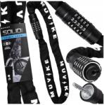 Muvike Páncélos Kerékpár Rögzítő Lánc 100cm 8x8mm Muvike Solid Kódhoz (SOLIDLOCK1000/8x8C)