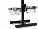 Relaxdays Kutyatálak állványon Állvány Relaxdays 0.8L tálakkal (10019116)