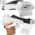 BNTrade Nagyító Szemüveg Nagyító Fejlencse Szett Világító Led Front