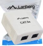  Utp fali telekommunikációs aljzat 2xRJ45 Cat. 5 (006829)