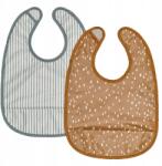 IKEA Textil Előke szett 2 darab sötétsárga/fehér Ikea Guldvavare (505.955.74)