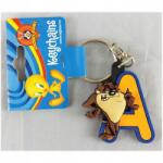 Looney Tunes Gumi kulcstartó „a betűvel 4, 5 cm Taz Színes Kulcstartó (BR-241TS)