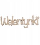 Klepkomania Valentin Napi felirat dobozra, ajándék (BST532 NATURALNY)