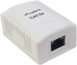  Utp RJ45 Cat. 5e fali szerelhető telekommunikációs aljzat, fehér (006830)