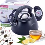 Kamille Hagyományos Vízforraló 3L-ES Csappal Hőmérő Indukciós Gáz Kamille (KM-1077A)