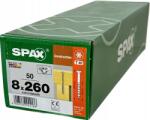 Spax Univerzális csavarok fához 8 x 260mm Spax Wirox Bit T-40 kúp 50db (0191010802605)