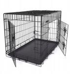 Feandrea Kutyaketrec XXL fém óriás nagy fekhely tágas szállító (PPD48H)