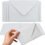  Díszboríték Meghívókhoz, Fehér C6 114×162 mm, 10 Db