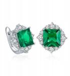 M. Jopek Ezüst Fülbevaló 925 Ezüst Négyzet Elegáns M. Jopek