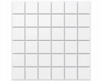 Szklane Mozaiki Kerámia Mozaik Square White Fehér Matt (MCS-59m)