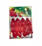 Miximport Lufik Szívek Piros 30 cm Születésnap Valentin napi Dekoráció 12 db