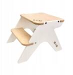 Małpiszon kicsi konyhai segítő torony gyerekeknek fehér (01.047.01.007)