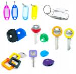  Kulcstartó és azonosító készlet 18 részes Négyzet Alakú Kerek (0086968226621)