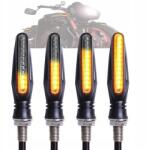  Irányjelzők Dinamikus Irányjelzők 12LED 4db Motorkerékpár Quad Skiutera Atv